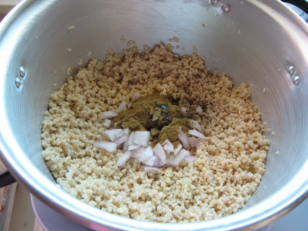 Maftoul cu pui- specific Palestinei