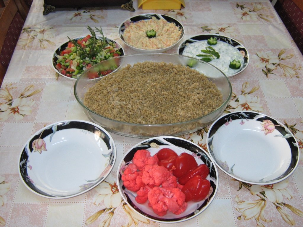 Maftoul cu pui- specific Palestinei