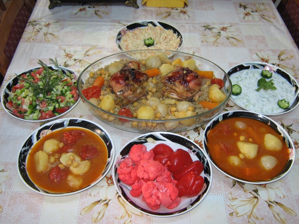 Maftoul cu pui- specific Palestinei