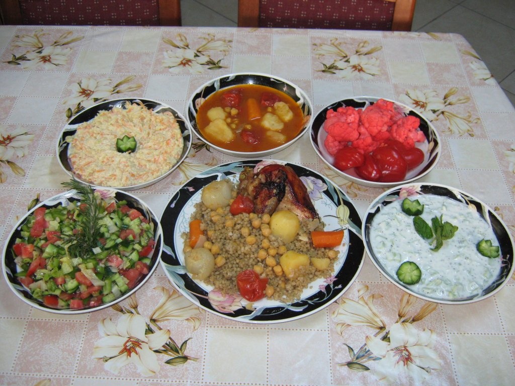 Maftoul cu pui- specific Palestinei