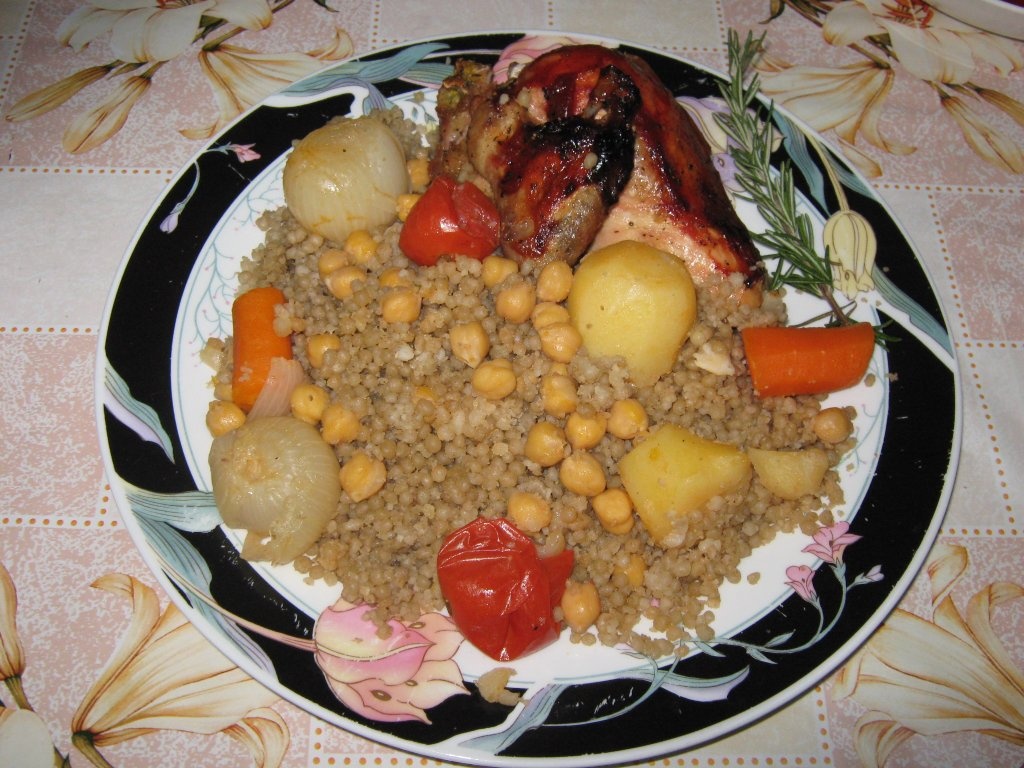 Maftoul cu pui- specific Palestinei