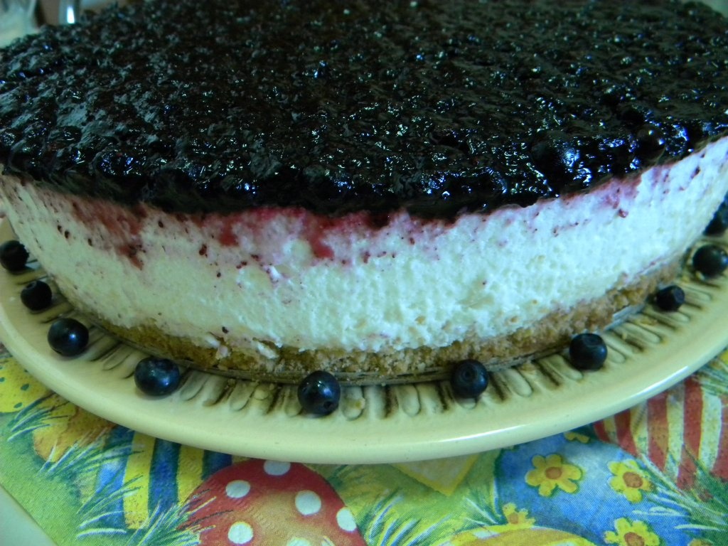 Cheesecake cu afine de padure