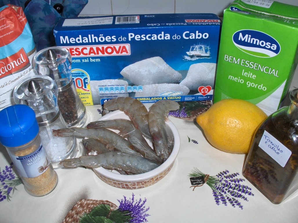 Medalioane de Pescada cu creveti