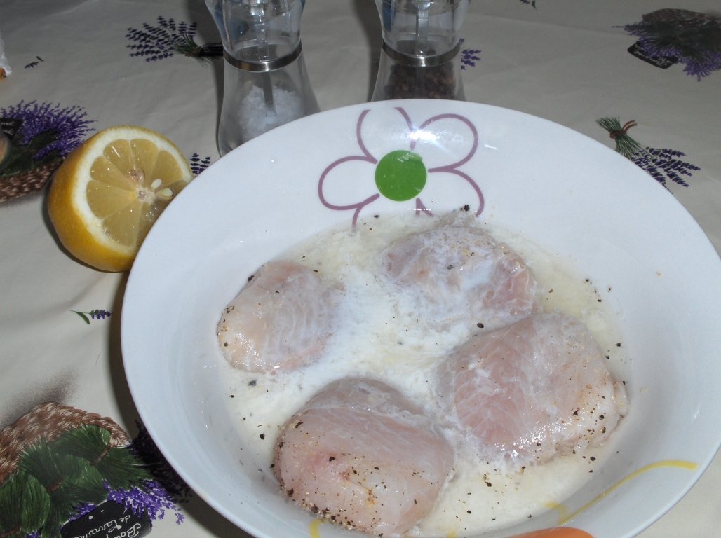 Medalioane de Pescada cu creveti