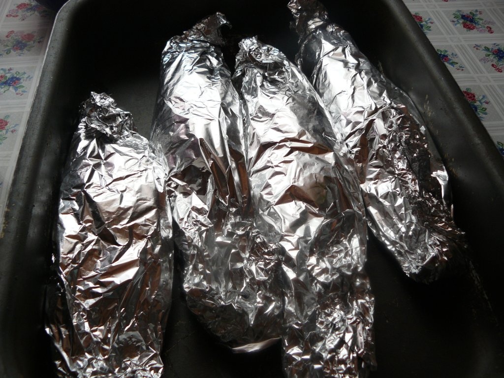 Păstrăvi în papiotă