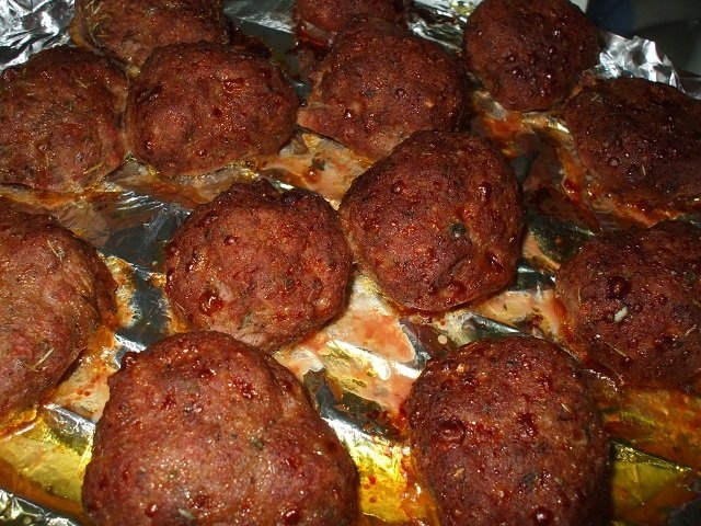 Chiftelute de curcan la cuptorul cu halogen