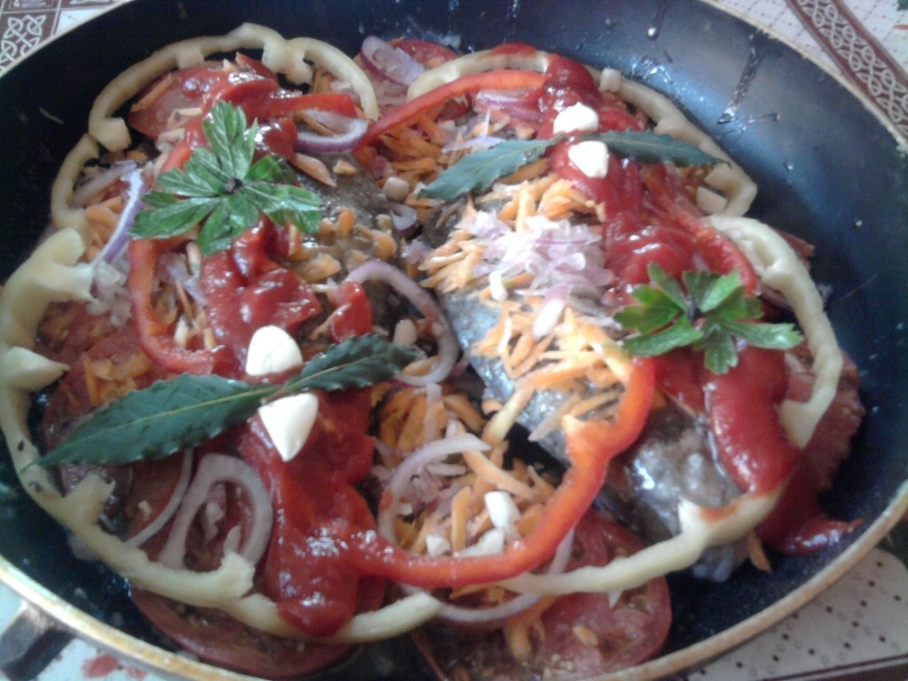 Peste cu legume la cuptor (economic)