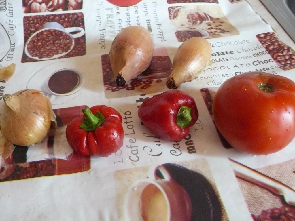 Chec sărat cu ceapă si bacon