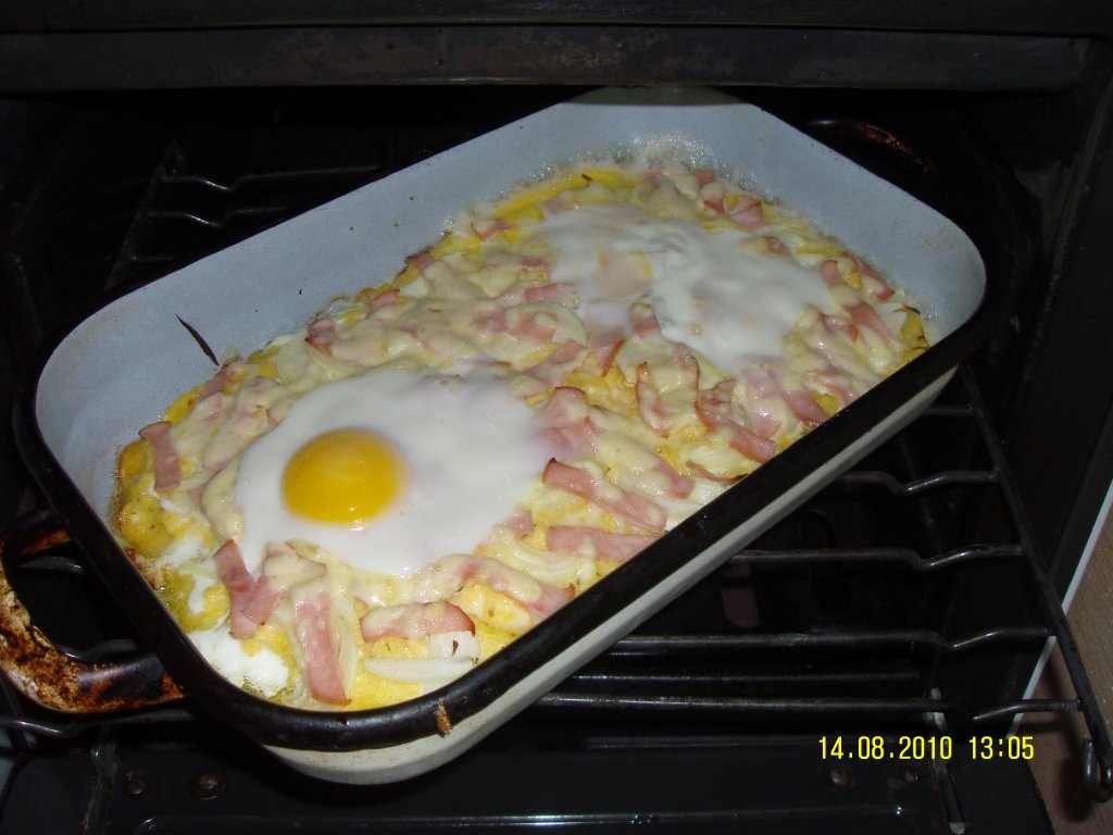 Mamaliga  cu branza  a la Oswaldo