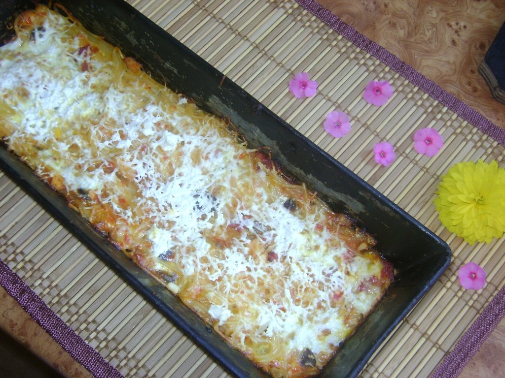 Spaghete la cuptor