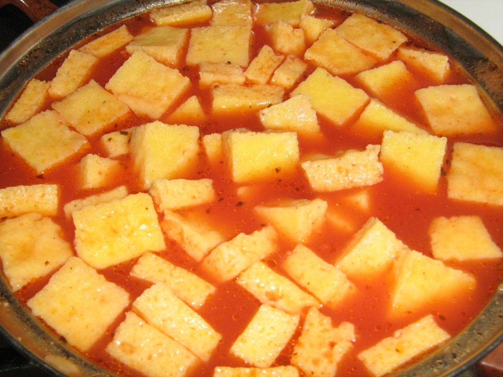 Supa de rosii cu galuste imperiale