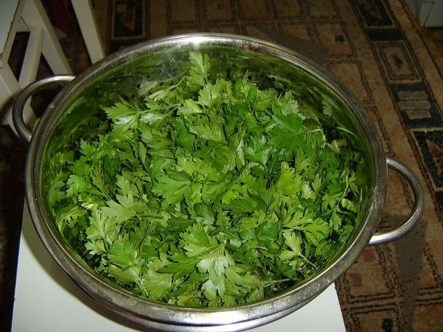 Patrunjel pentru iarna