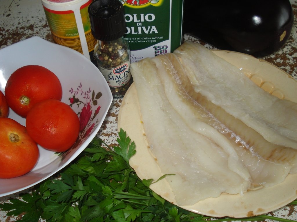 Peste cu vinete si rosii