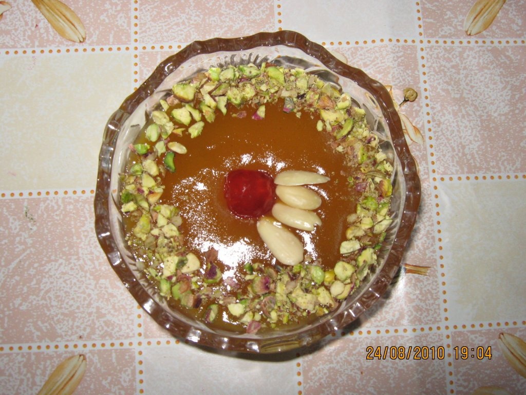 Halaweh gamardin-Budinca de caise uscate-specifica Ramadanului