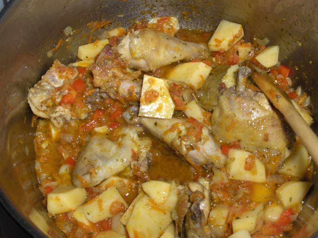 Pui cu nãut (Frango com grão)