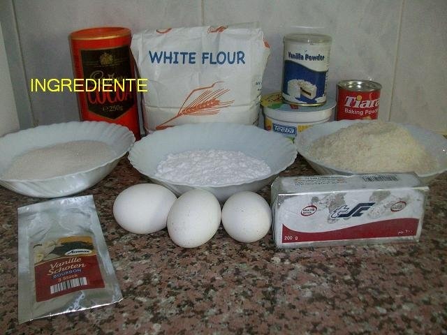 Prajitura cu crema de nuca de cocos, crema de vanilie si blat pufos de cacao. O reteta simpla, cu un rezultat grozav de bun