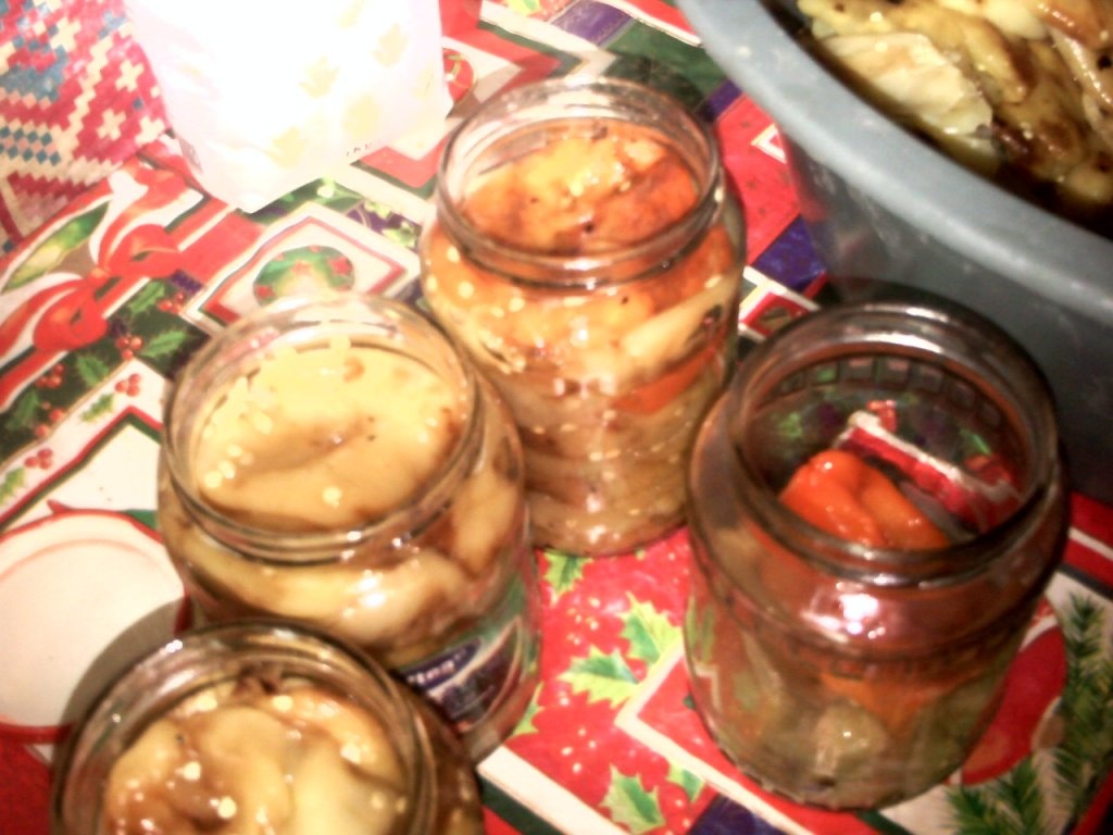 Ardei copti la borcan