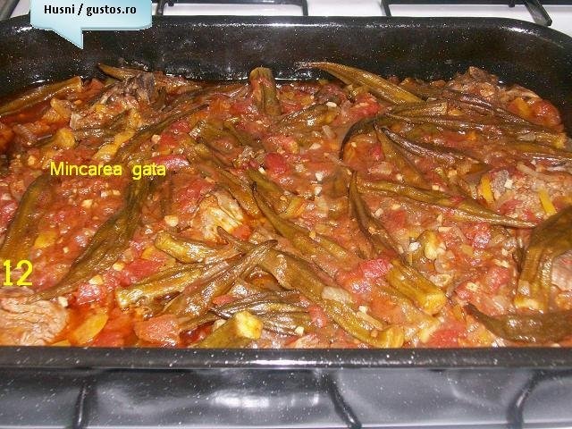 Mincare cu bame,in cuptor(specific arab)