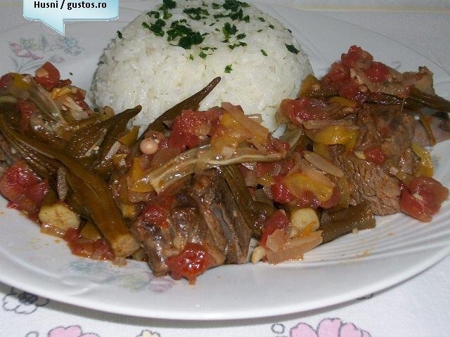 Mincare cu bame,in cuptor(specific arab)