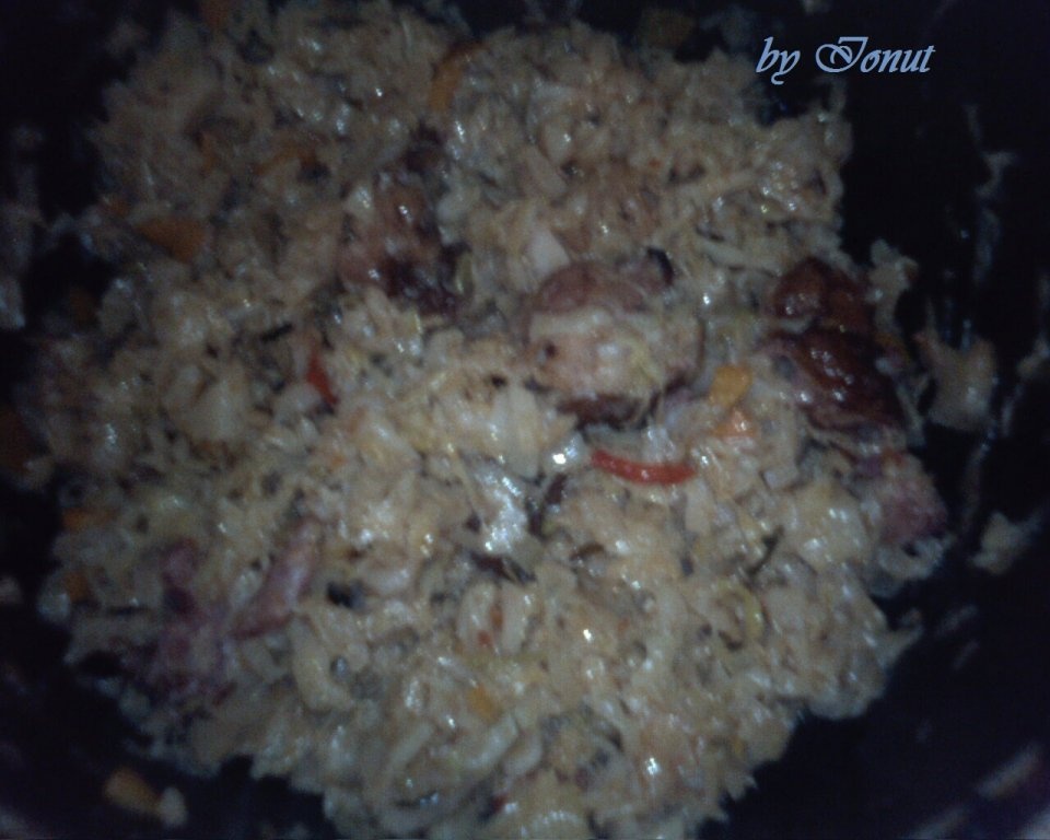 Varza cu ciolan afumat