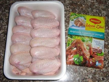 Aripioare de pui la punga