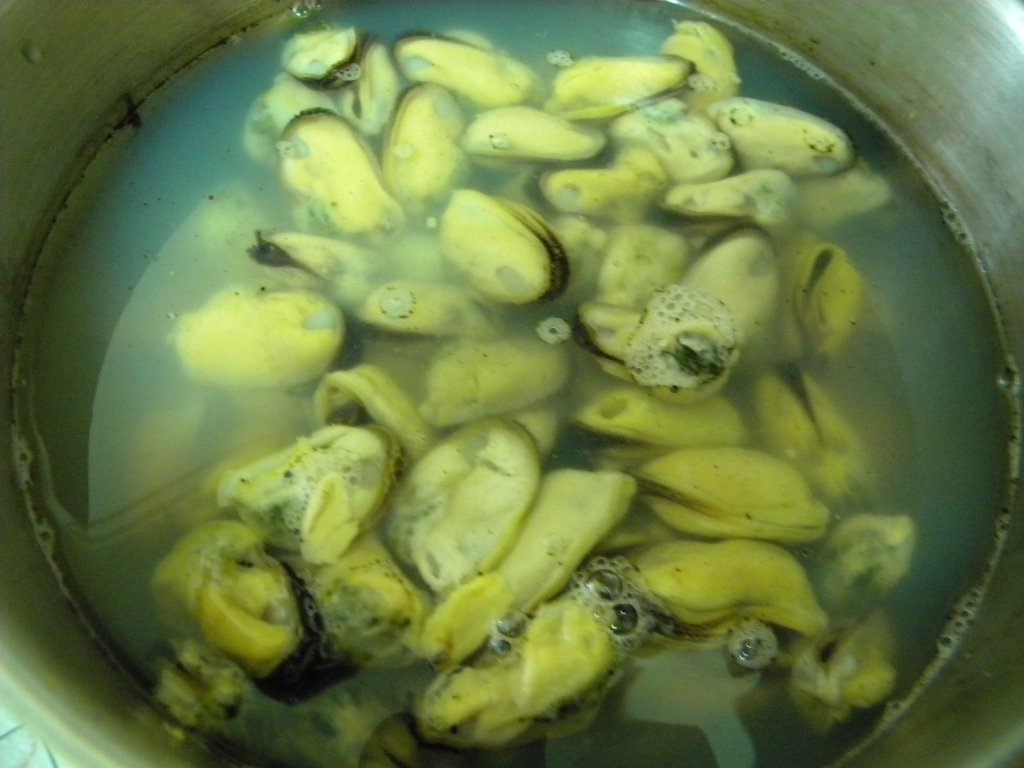 Supa crema de legume cu scoici