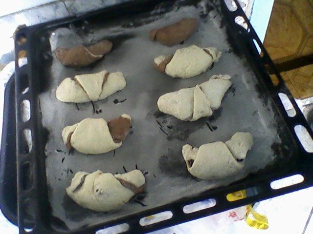 Cornulete in doua culori