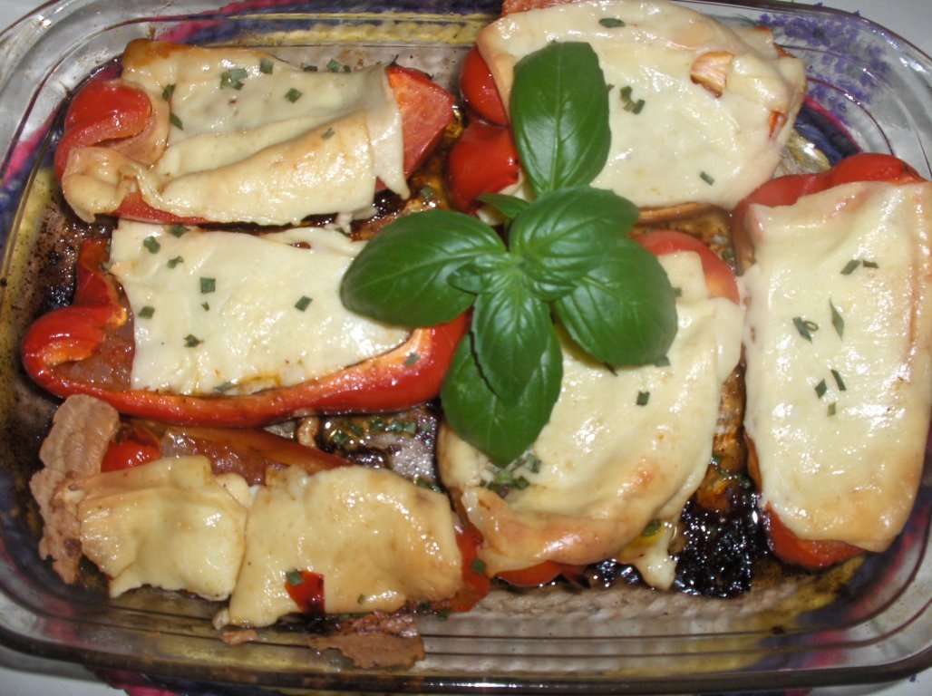 Ardei umpluti cu brânzã (Pimento com Dois Queijos)