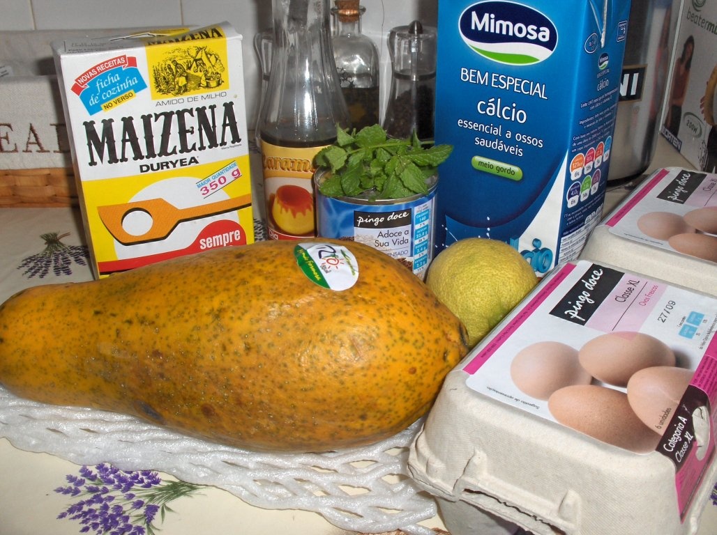Pudim de Mamão