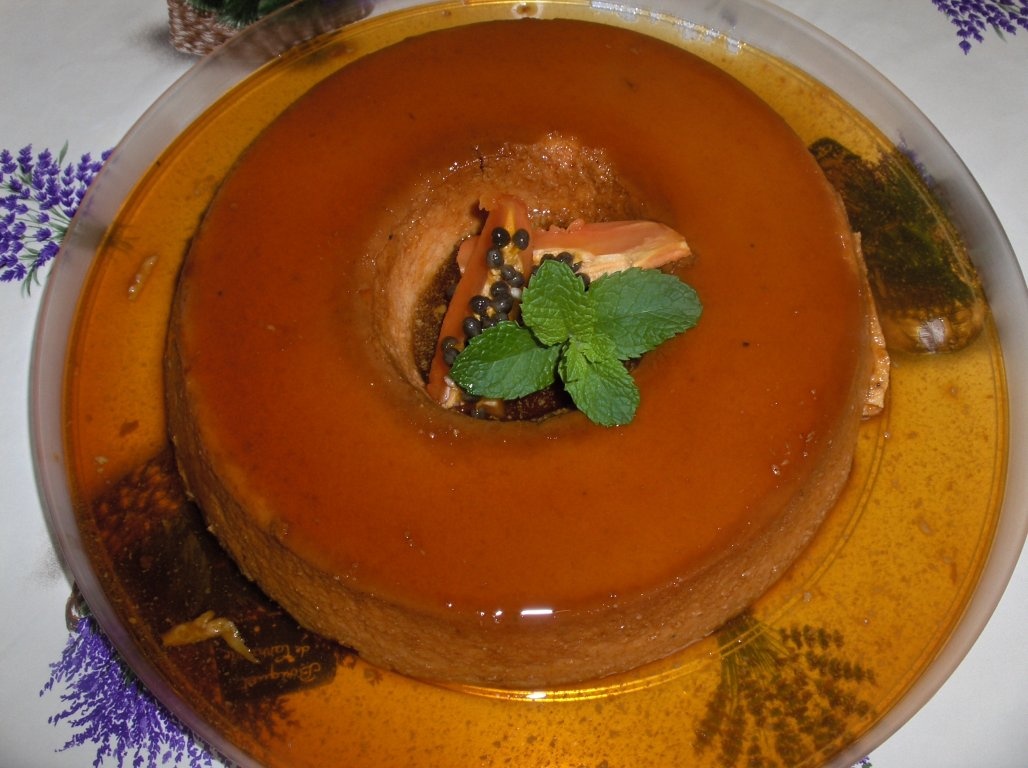 Pudim de Mamão