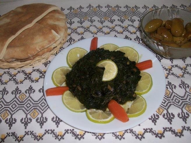 Mincare de”mulukhie”,fara carne(specific arab)