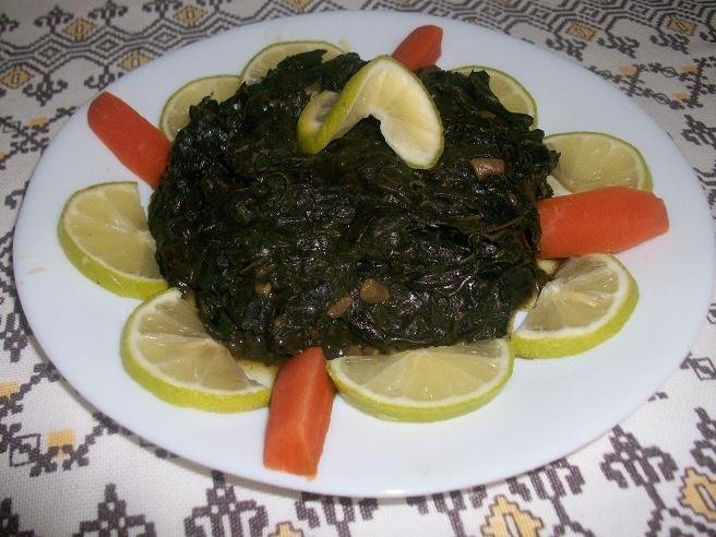 Mincare de”mulukhie”,fara carne(specific arab)