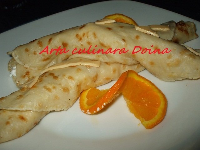 Clatite cu branza (aperitiv sau desert)