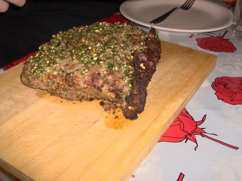 Rostbif-acoperit cu mirodenii