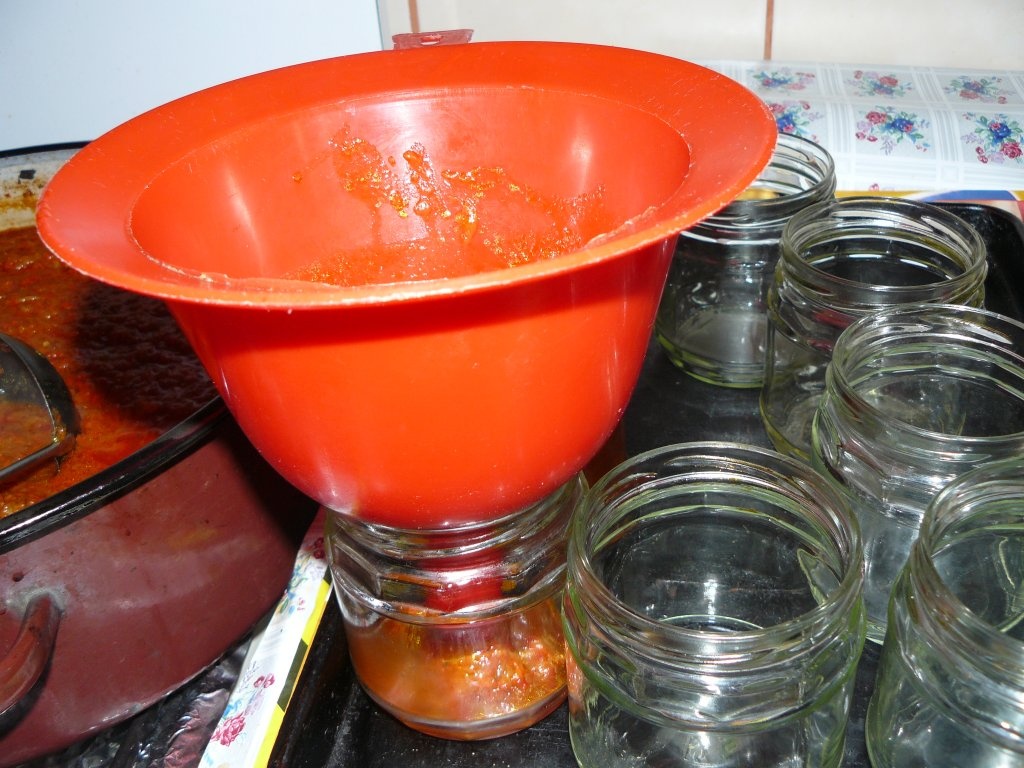 Conservă  picantă de  dovlecei cu capia