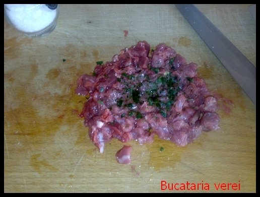 Tartar de carne