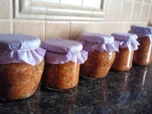 Amestec din legume pentru iarna