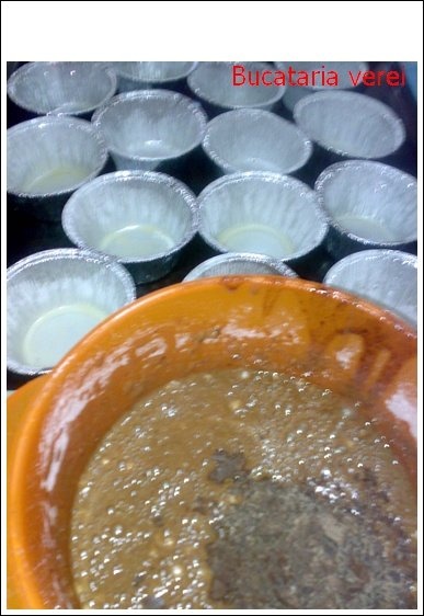 Muffins fine cu ciocolata