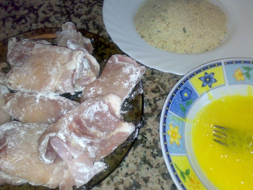 Rulouri de carne panè