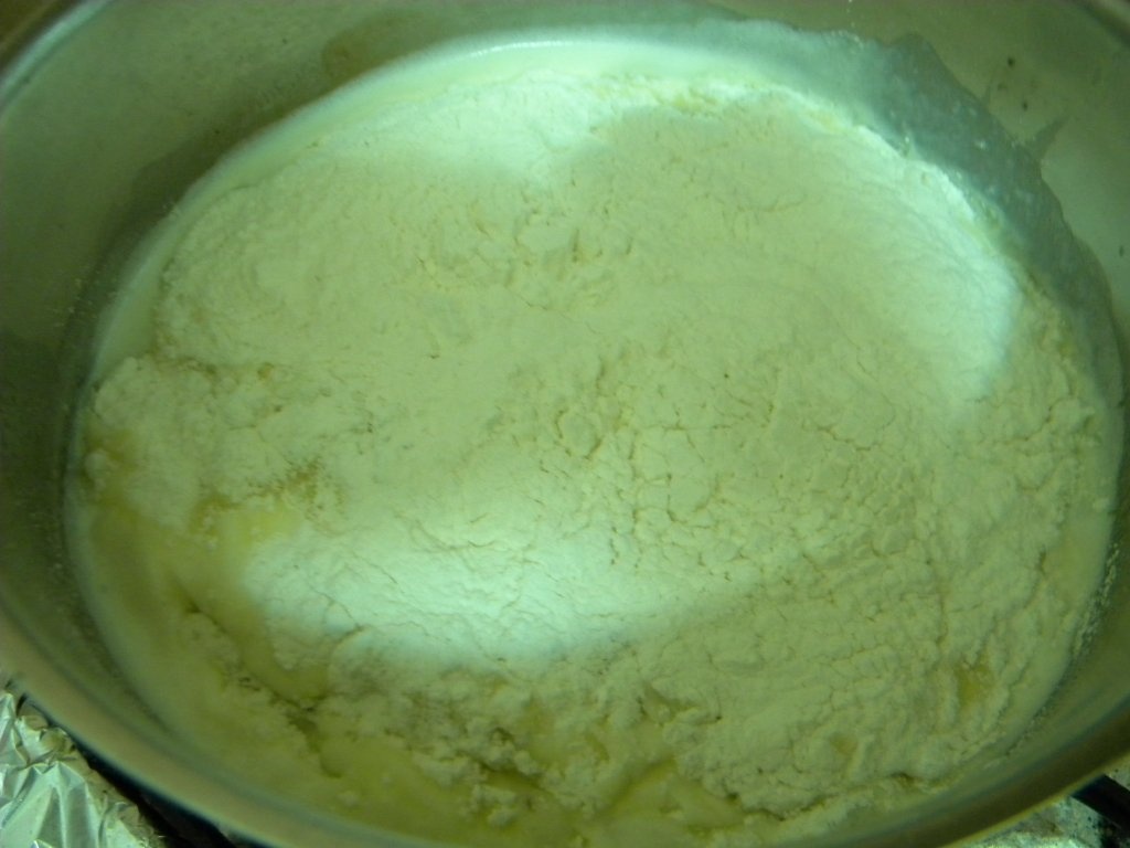 Eclere cu crema de vanilie