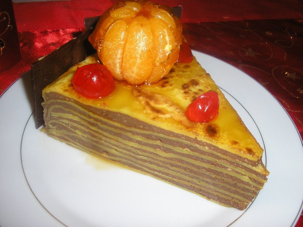 Tort de clatite si ciocolata