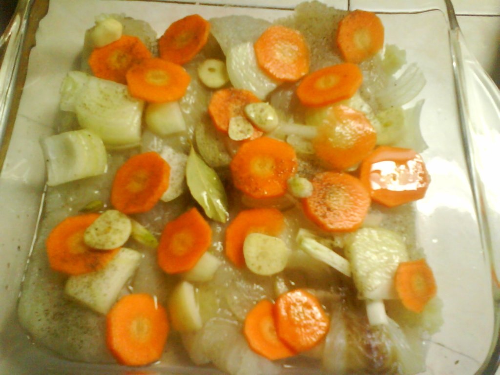 File de pangasius la cuptor