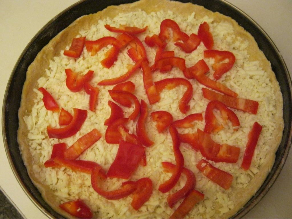 Quiche Lorraine cu ardei