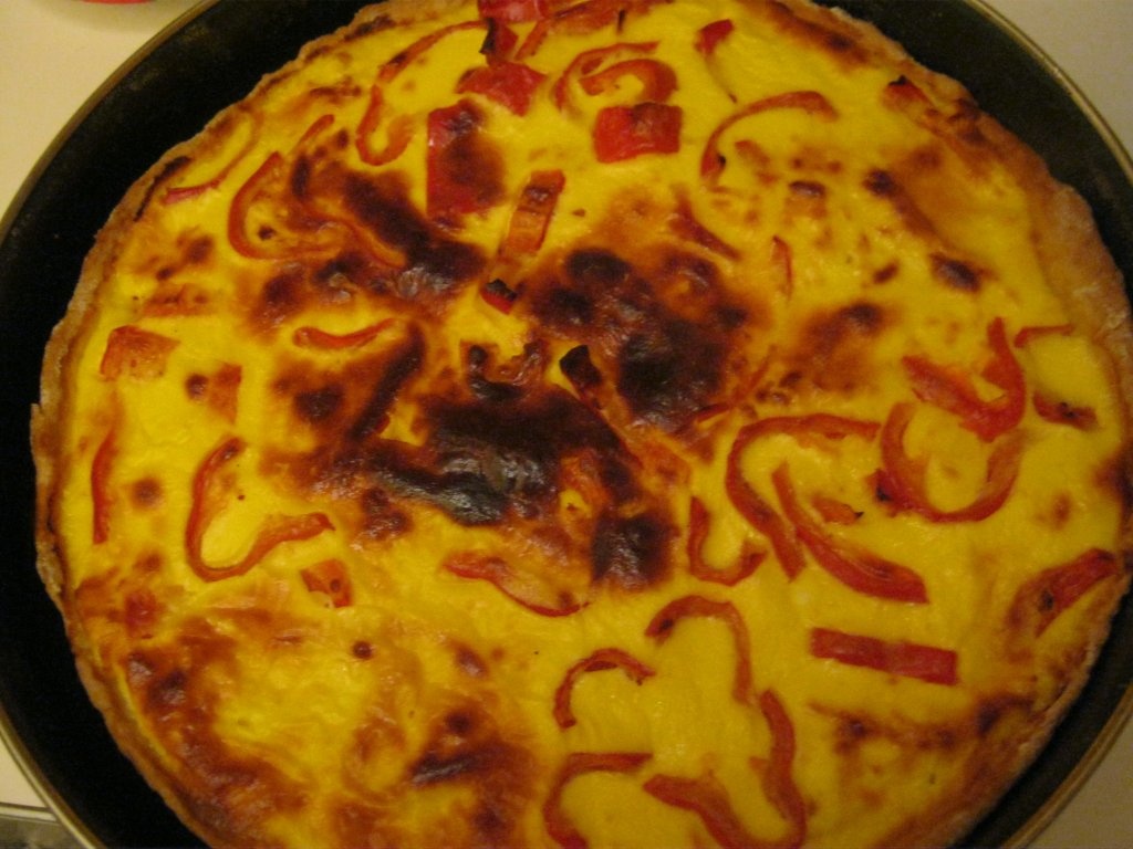 Quiche Lorraine cu ardei