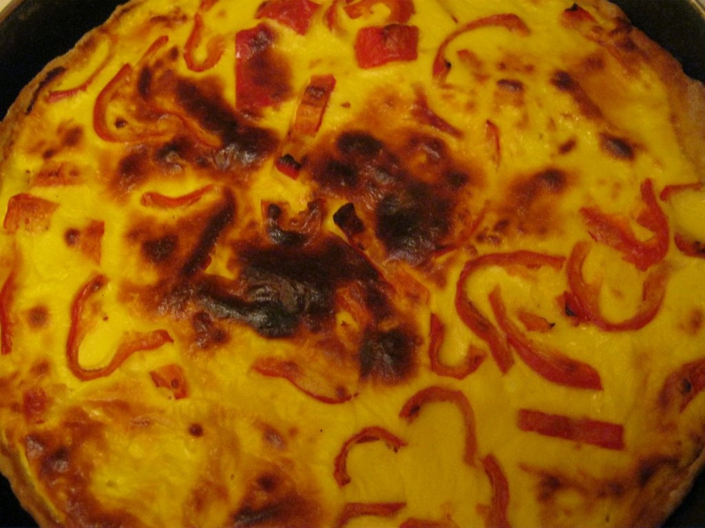 Quiche Lorraine cu ardei