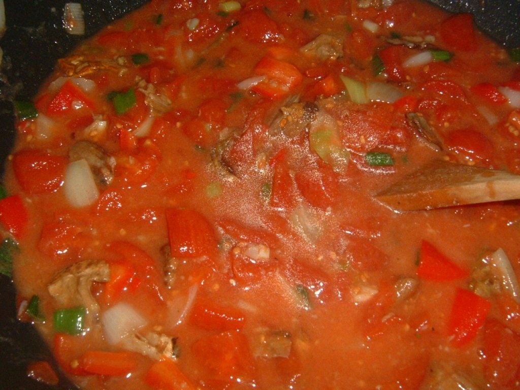 Ragout taranesc cu pui si ciuperci(mancare traditionala din sudul Frantei)