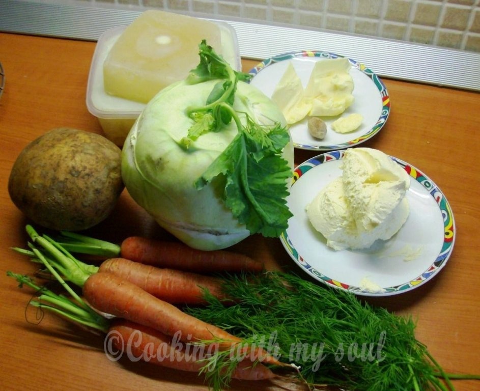 Supa crema de gulii cu nucsoara