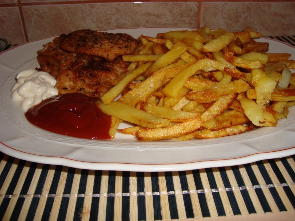 Cartofi pai cu piept de pui