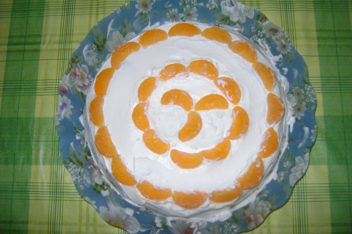 Tort cu crema de zahar ars