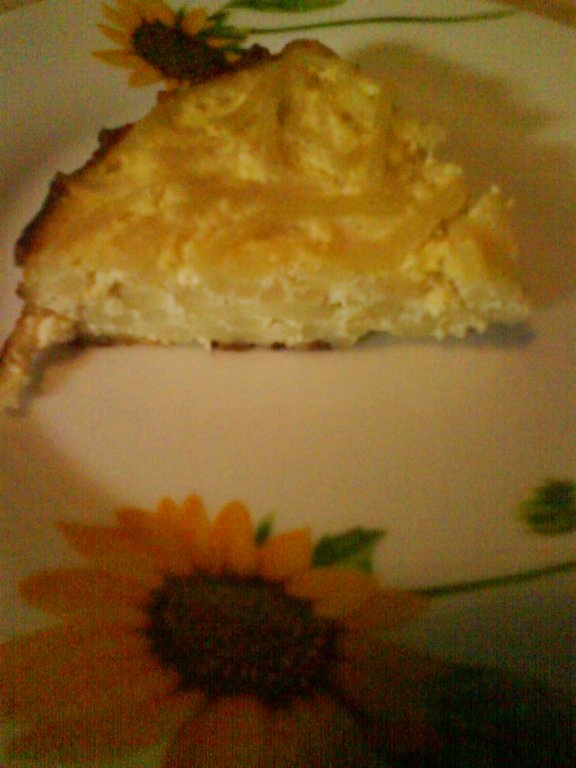 Budinca de macaroane cu branza de vaci